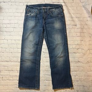 True Religion Men’s Washed Boot Cut Denim Size 31